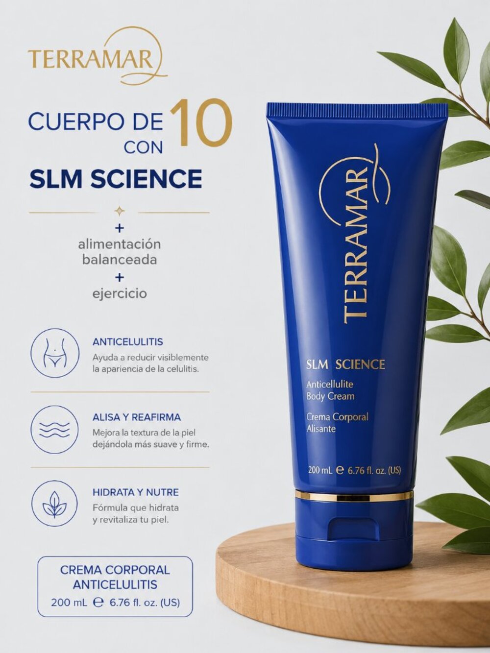 SLIM SCIENCE Crema Corporal Alisante/Smoothing Sculpting Body Cream